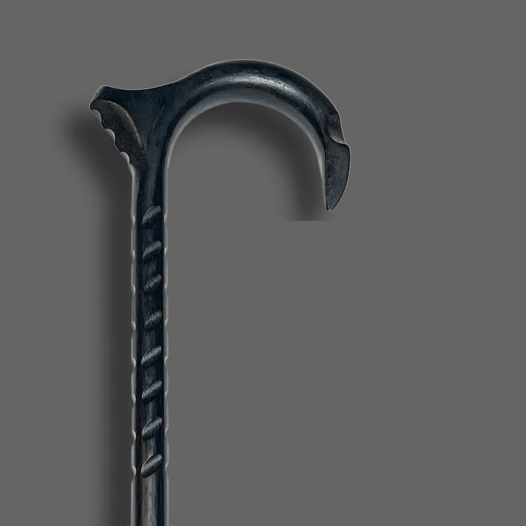 The Midnight Derby — Ebonized Hardwood · Derby Handle