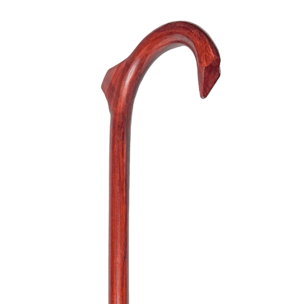 The Cardinal Crook — Padauk Red · Crook Handle