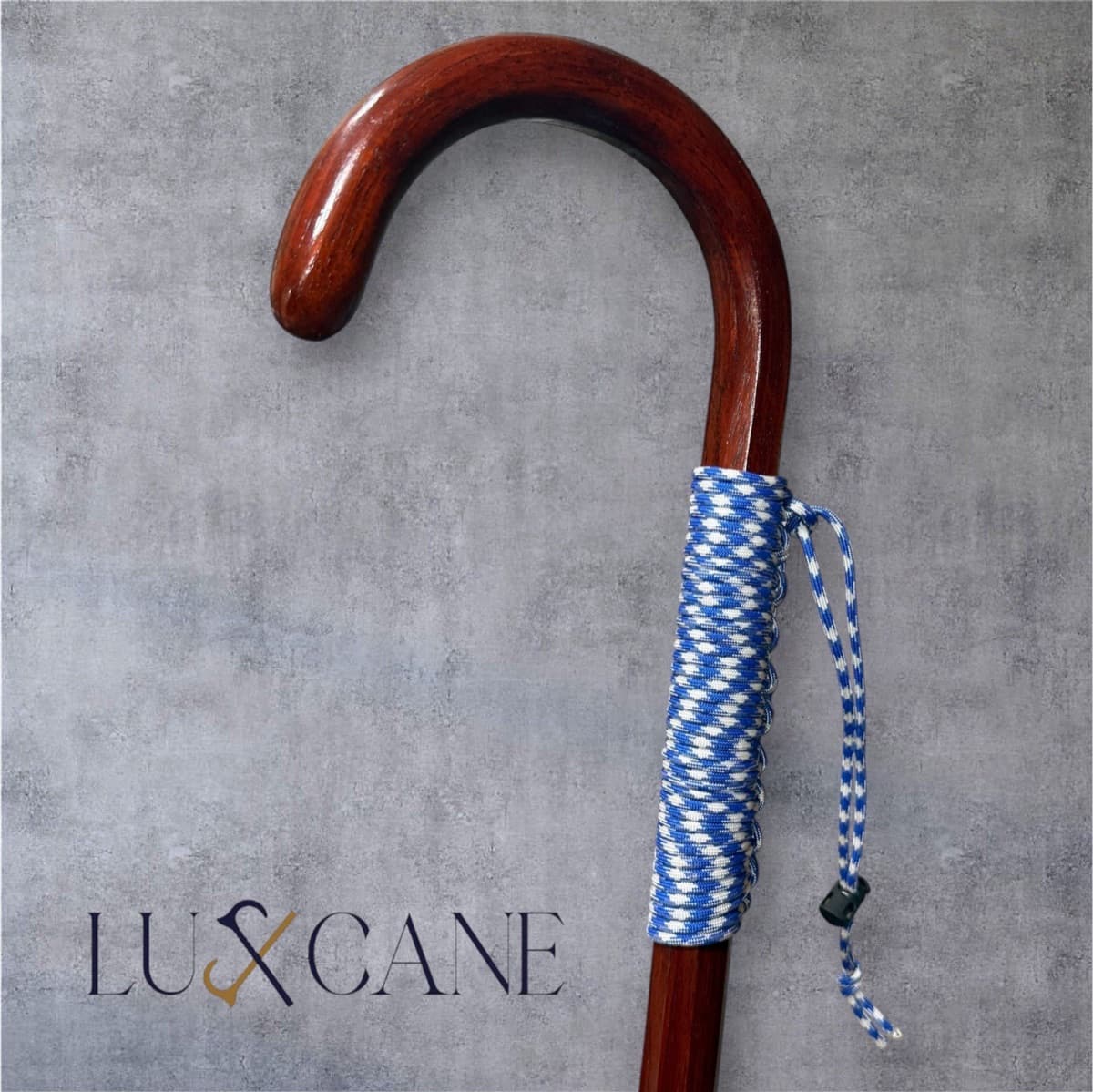 The Blue Cane — Solid American Hickory
